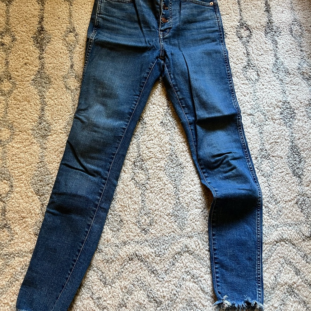 Madewell Women's Blue Jeans, skinny